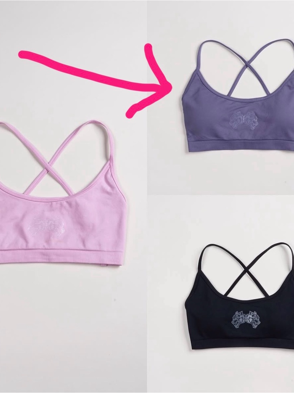 Darc Sport IYKYK “Layla” Soft Seamless Bra Iris - Small